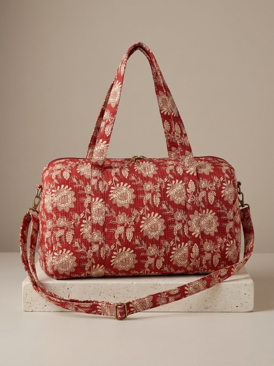 Bolsa viaje granate
