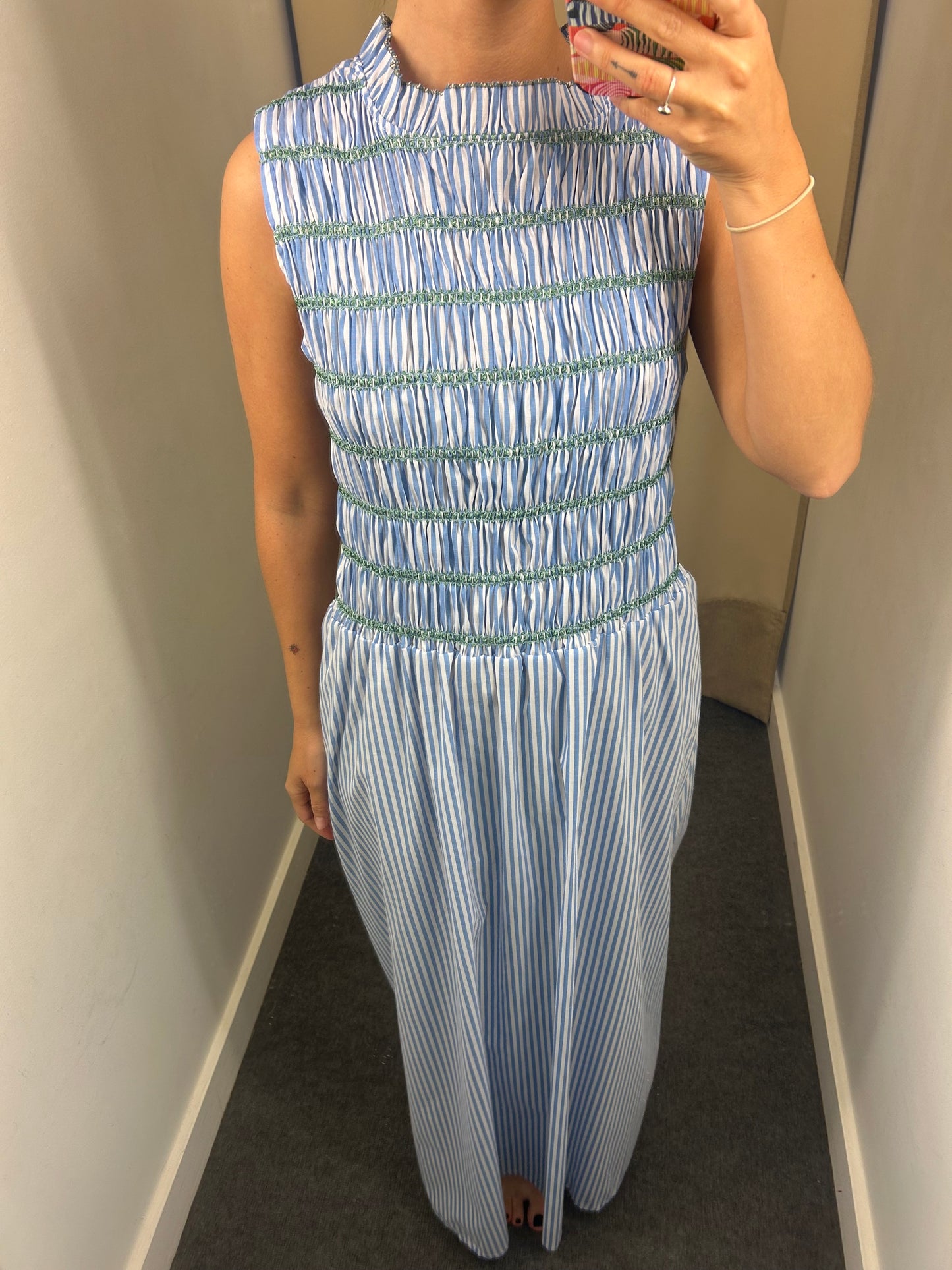 Vestido agua marina