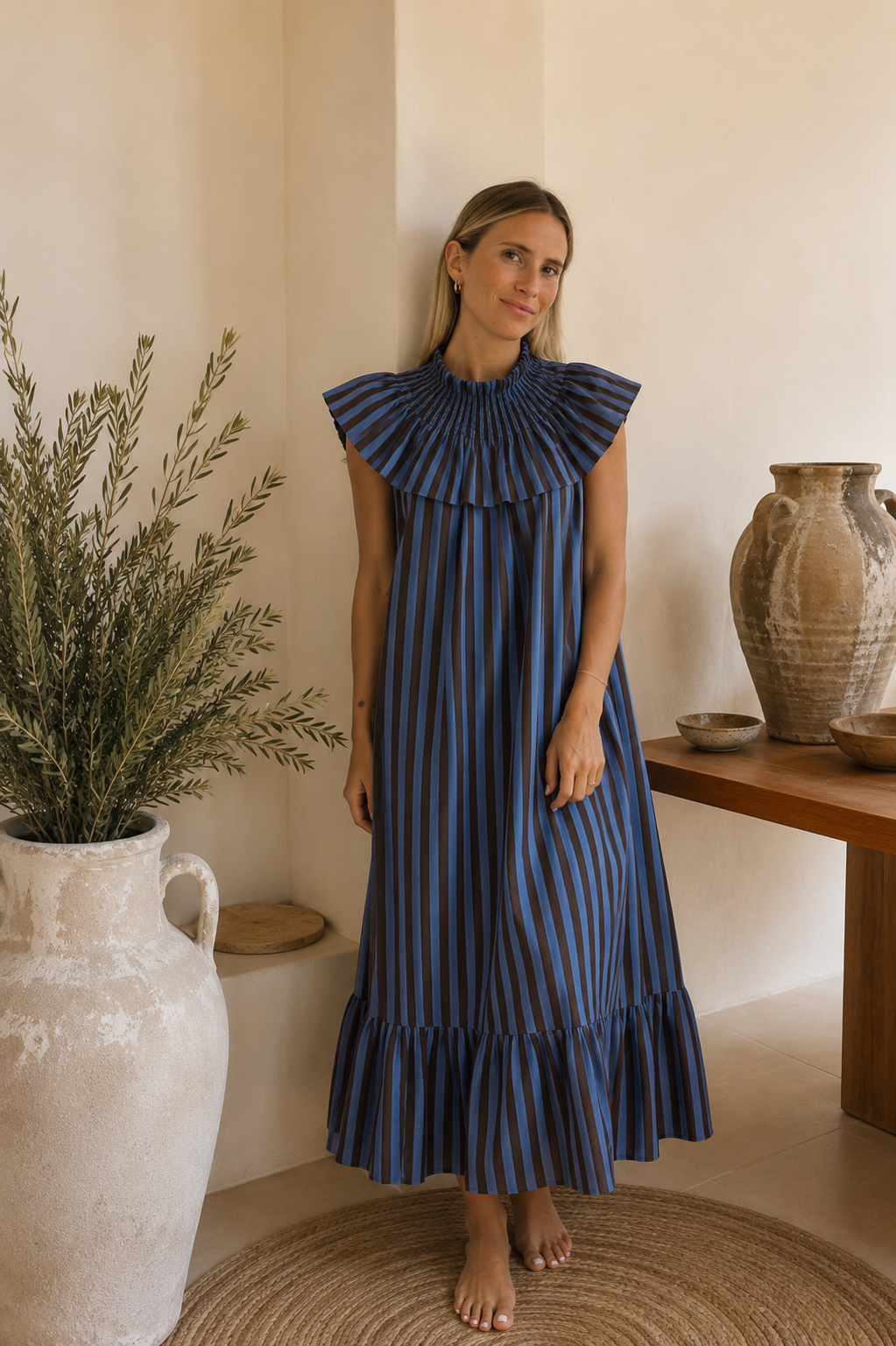 Vestido bicolor