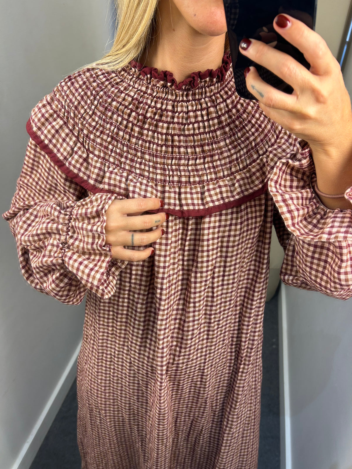 Vestido Cuello fruncido B