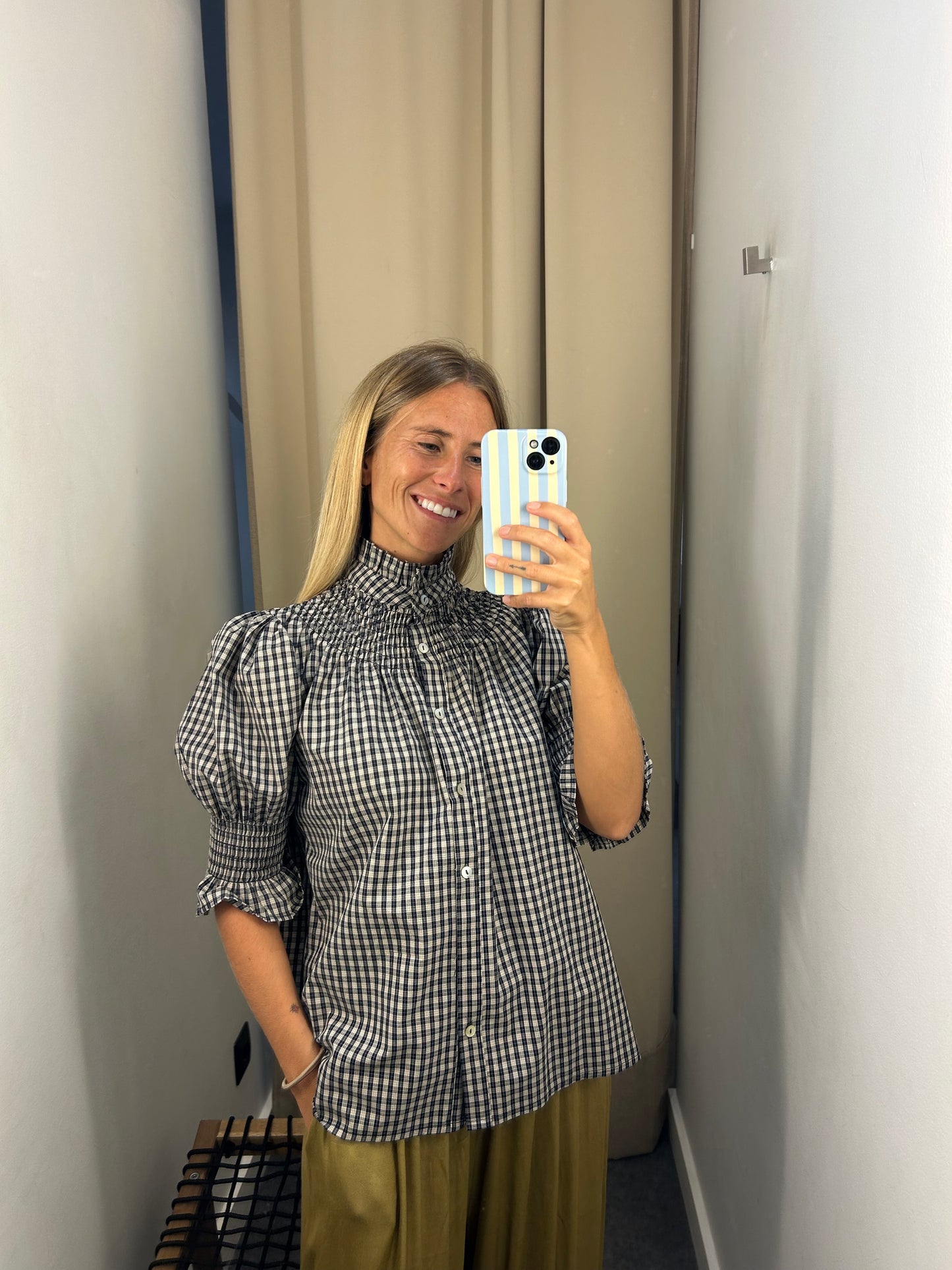 Camisa Cuadro Azul