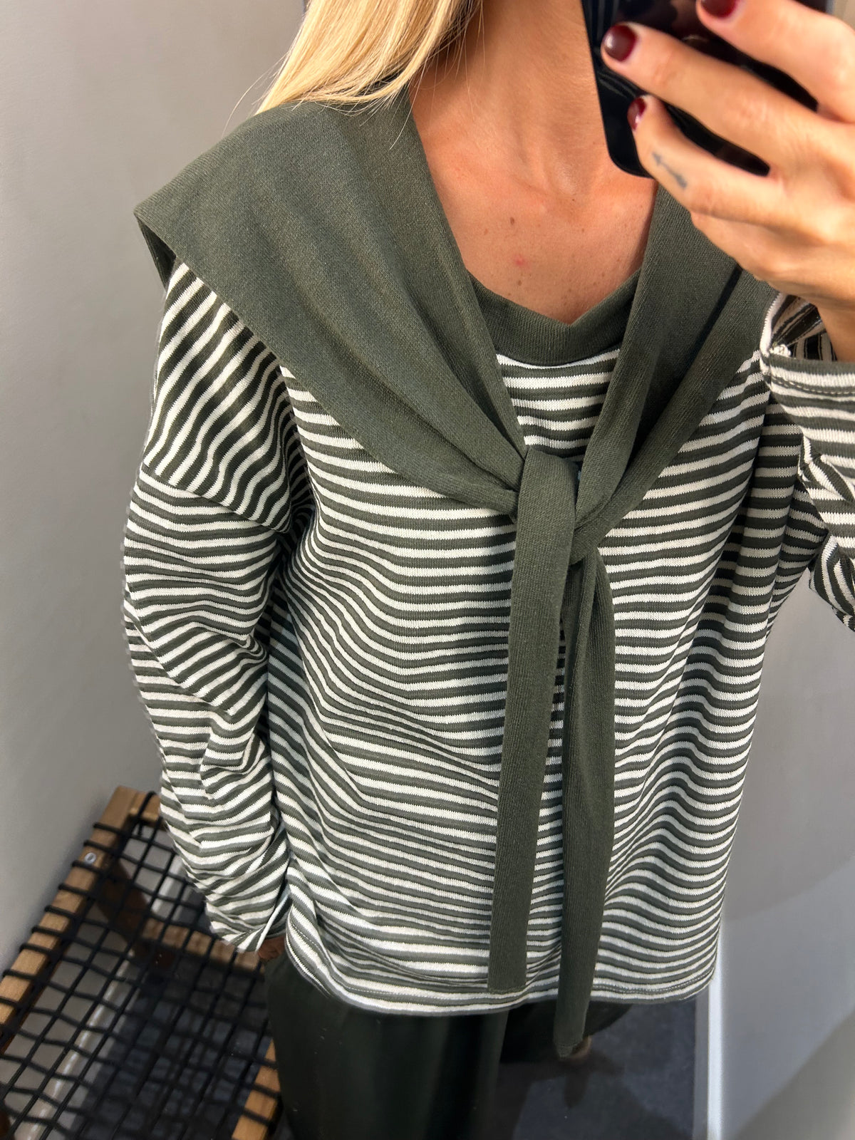 Jersey rayas verde