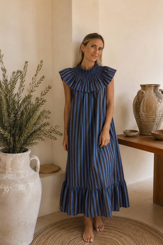 Vestido bicolor