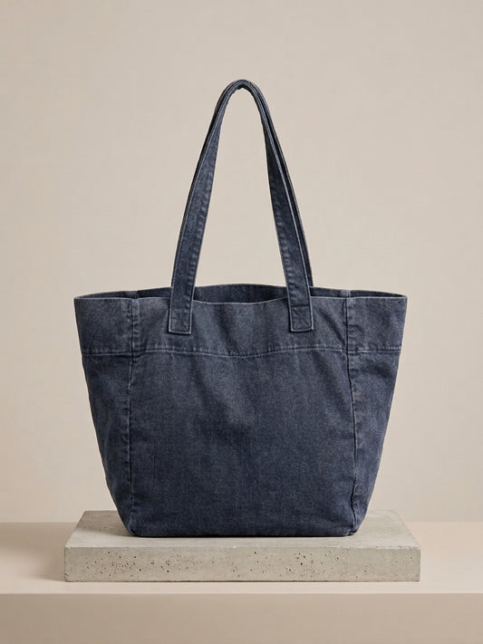 Bolso denim azul