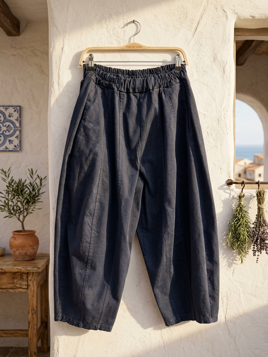 Pantalón balon azul