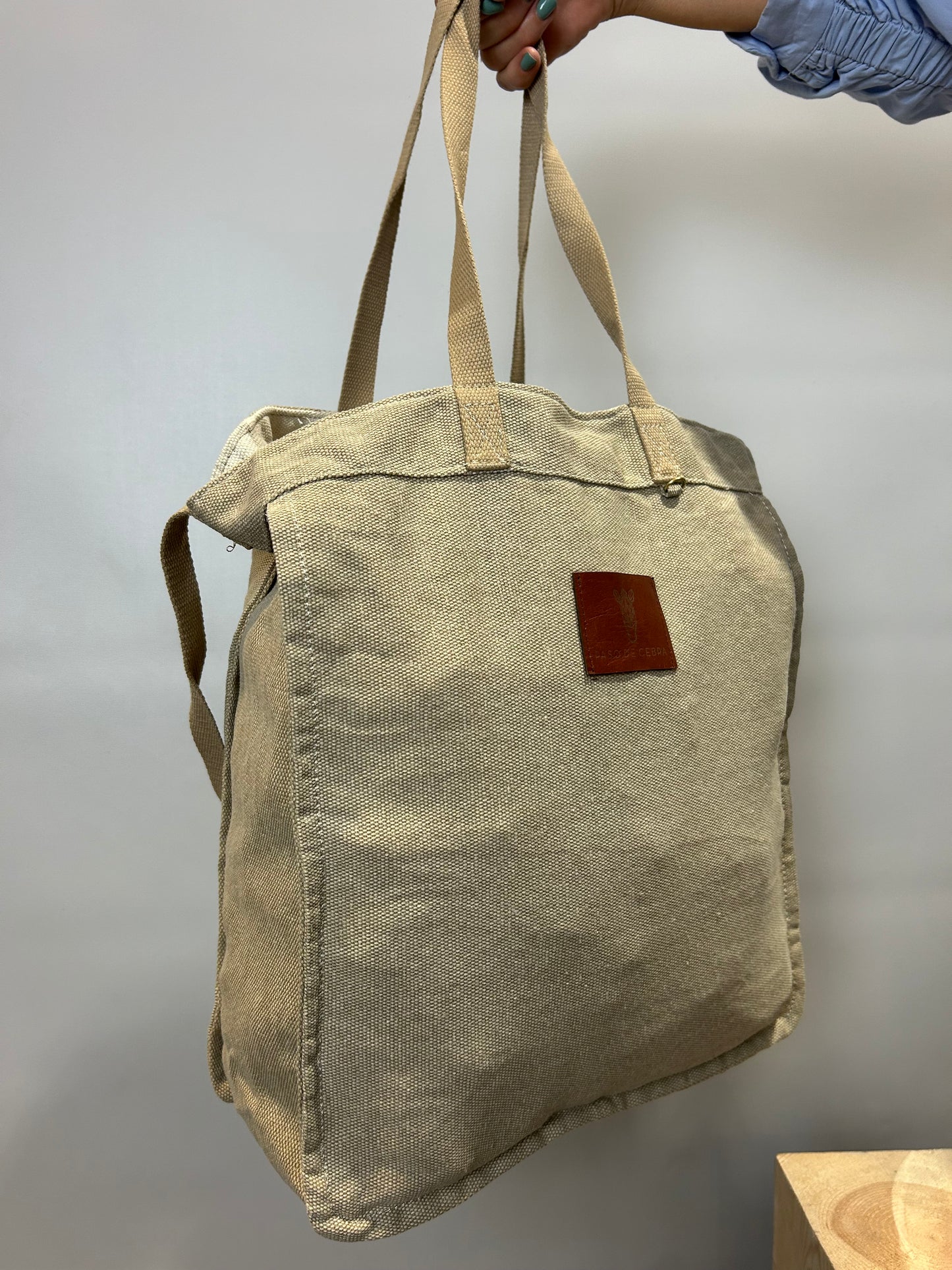 Bolso pc beige