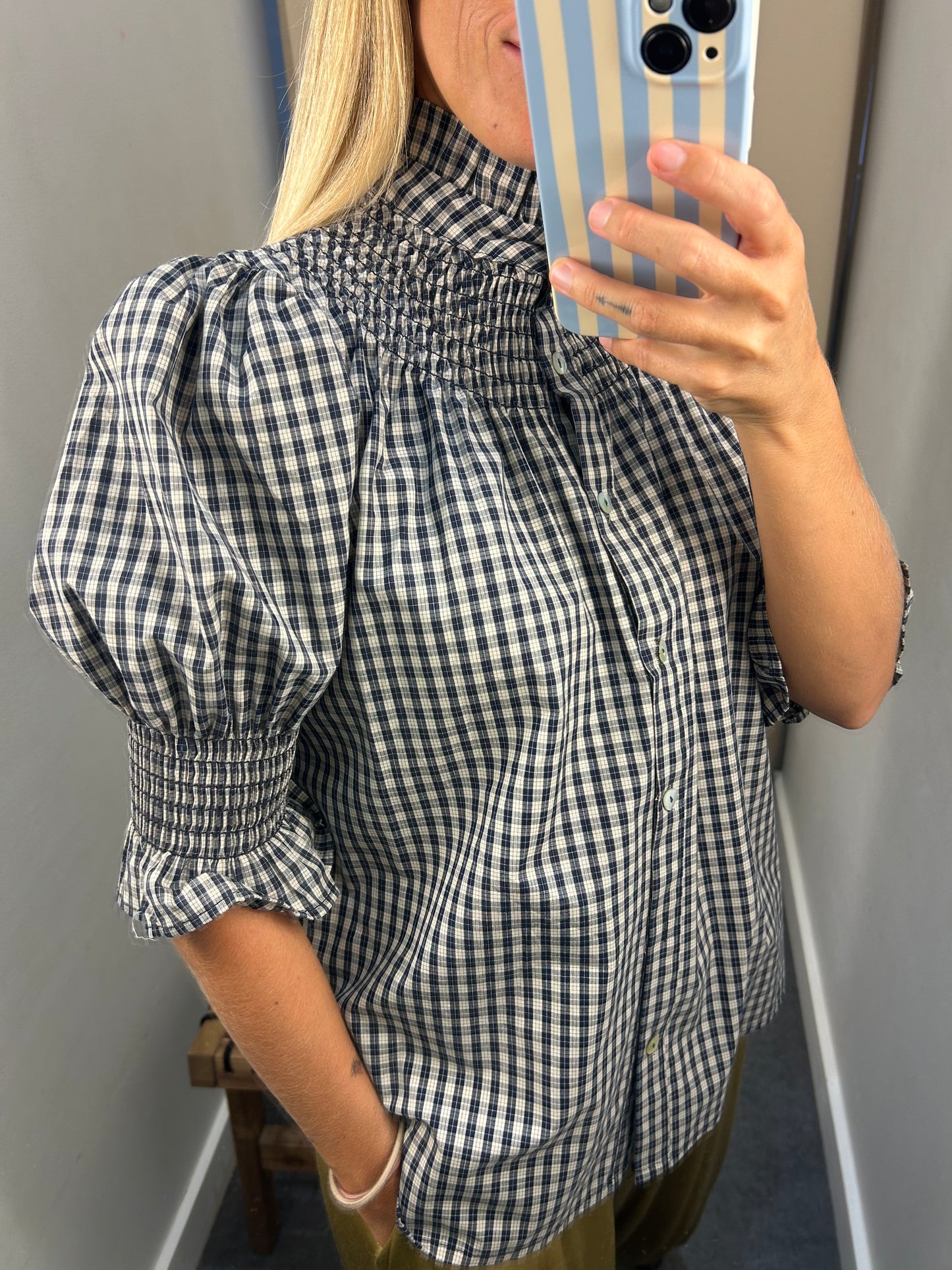 Camisa Cuadro Azul