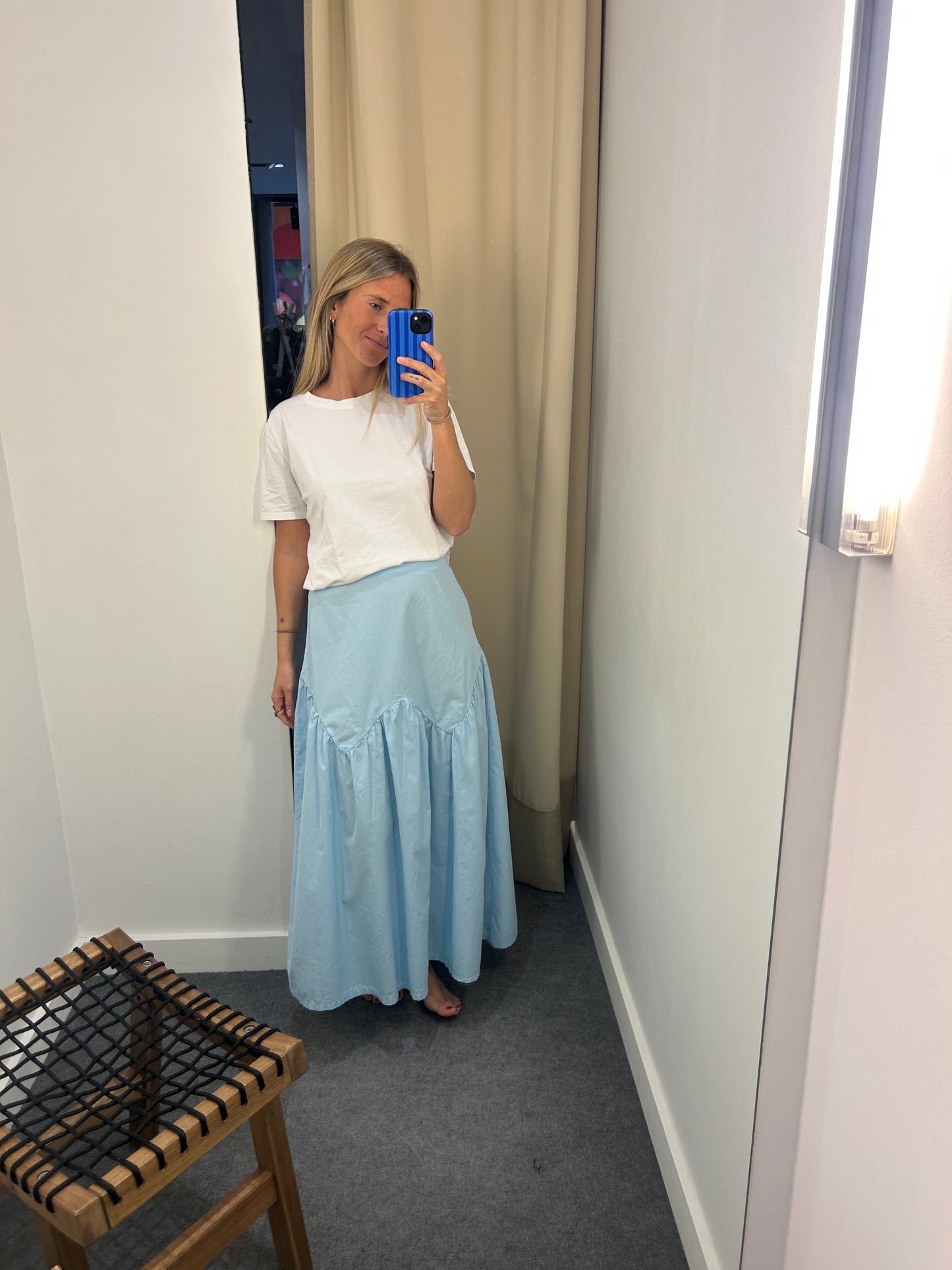Falda Azul bebé