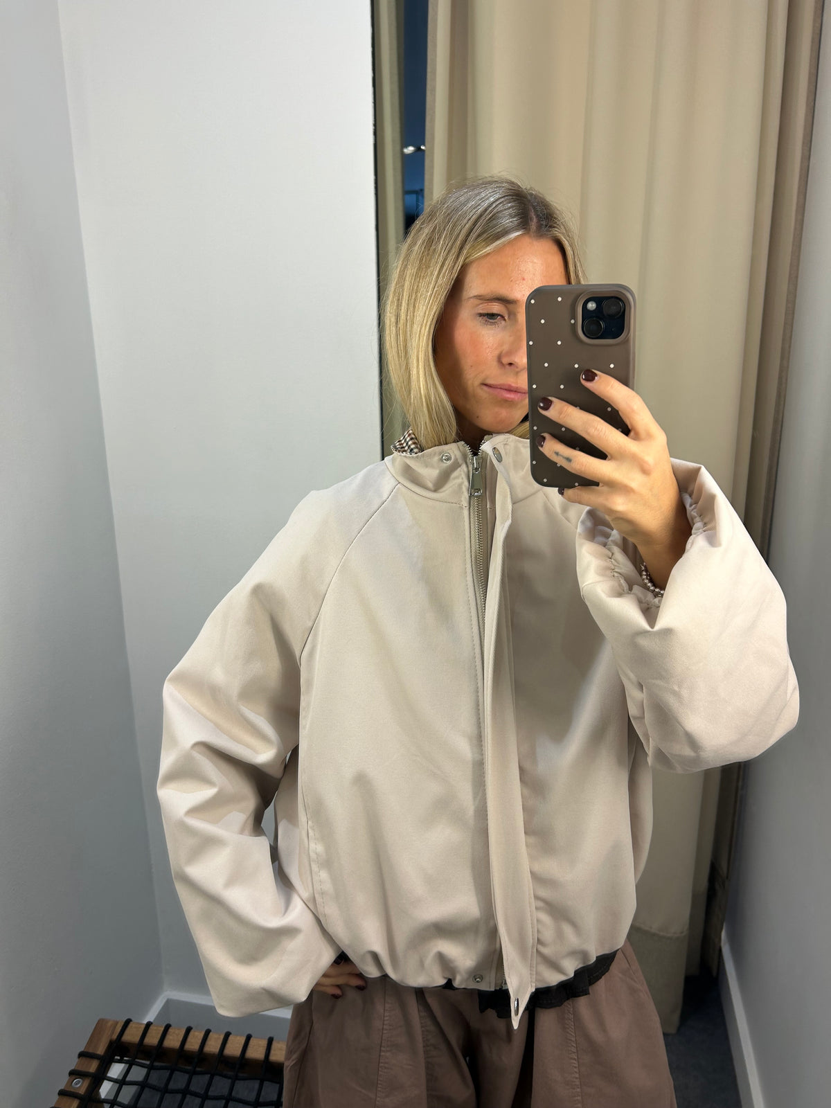 Chaqueta beige