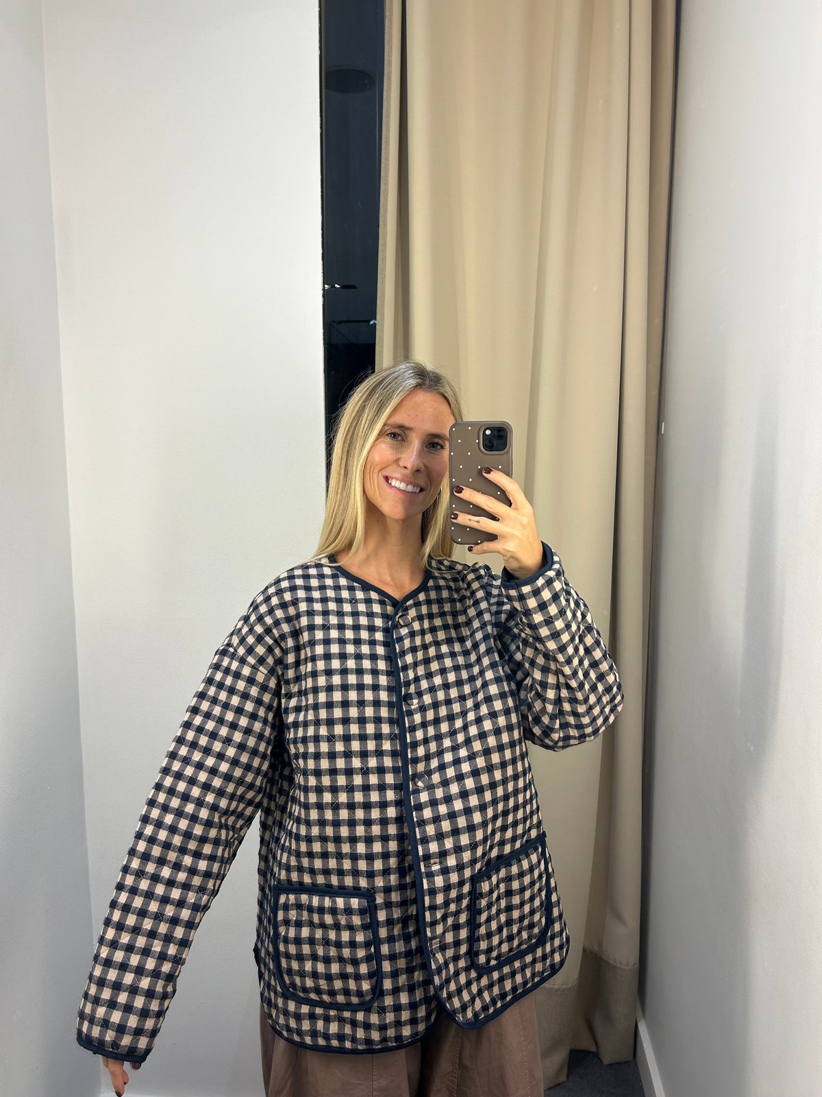 Chaqueta de cuadros