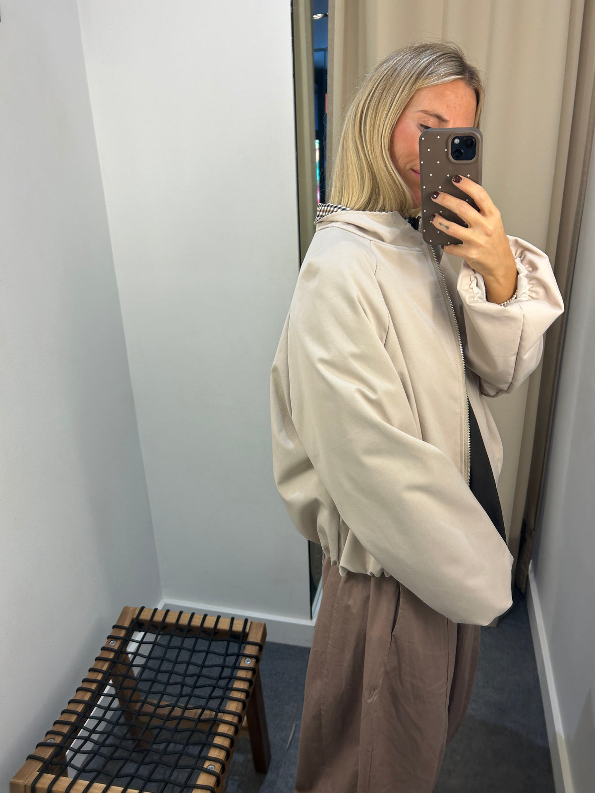 Chaqueta beige